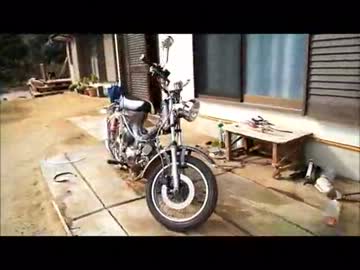 リトルカブ　107ｃｃ　ディスク化フルカスタム