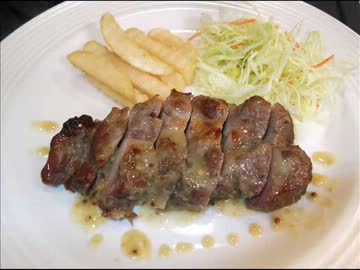 【豚ロース】ハニーマスタード焼き【作ってみた】