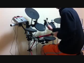 「天国と地獄（ギターカバーver.）」にドラムをつけてみた。