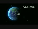 直径140メートルの野獣先輩が2040年に地球と衝突します.avi