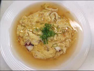 【お好み焼き型】明石焼き風たこ焼きうどん【作ってみた】