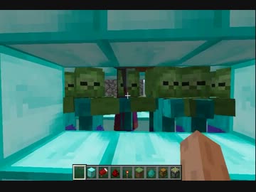 【Minecraft】AIが変わったので握手会が出来るようになった