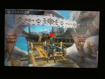 MH3G しゃがみ撃ち　水中バグ