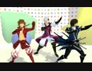 【MMD】蒼紅紫でハロー大豆の歌