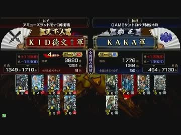 戦国大戦　頂上対決　2012/3/7　ＫＩＤ徳文†軍　VS　ＫＡＫＡ軍