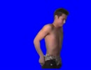 ズボンを脱ぐKMRBB