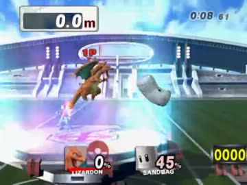 【TAS】【スマブラX　ホームランコンテスト】台の上での戦い