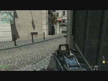 【PC版CoD:MW3】みるくの全武器制覇　３３発　UMPホロサイト