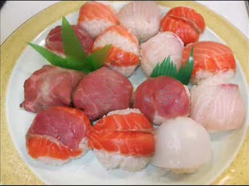 【ラップで丸める】手鞠寿司【作ってみた】