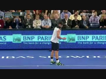 エキシビションマッチ　フェデラー　ｖｓ　ロディック