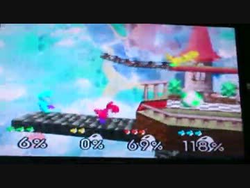 スマブラで謎の動きをするヨッシー