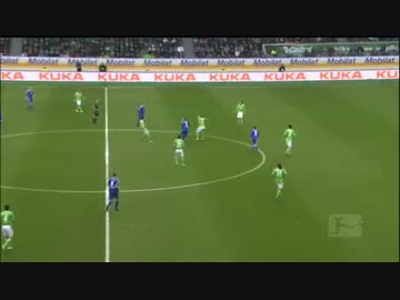 【長谷部誠】ヴォルフスブルク vs レヴァークーゼン ハイライト 2012.03.11
