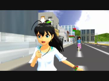 【MMD】響が春香さ・・・ん!?!?　から逃げるだけ