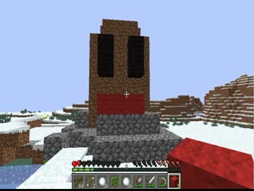 【Minecraft】のんびりとポケモンの像を建てる!!【生声実況】Part2