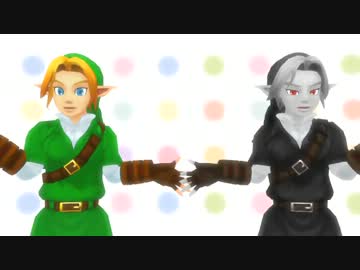 【MMD】緑の勇者とその影に恋愛サーキュレーションを踊っていただいた