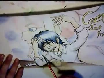 JBFver.Geroさんを水彩で描いてみた