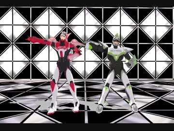 【MMD】二つのgalaxias!を並べてもらったら…【TB】