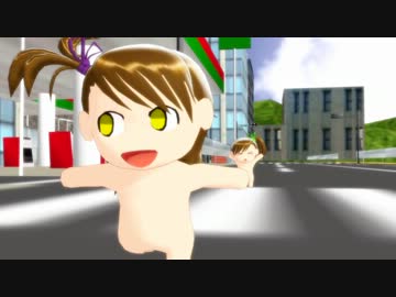 【MMD】ののワ亜美がののワ真美から逃げるだけ【ののワさん】