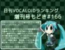日刊VOCALOIDランキング増刊号もどき#166 2012年3月6日～3月13日