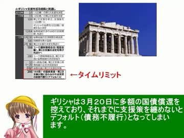 アイアイとゆっくりの経済講座63「ギリシャ事実上デフォルト」