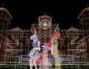 【東方MMD】紅魔組でBREEZEを踊ってみた【ワイヤーフレーム出力】