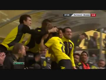 ブレーメン戦で誕生日ゴールを決める香川真司