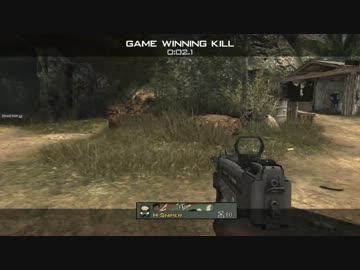 【PC版CoD:MW3】みるくの全武器制覇　３６発　PM-9レッドドット