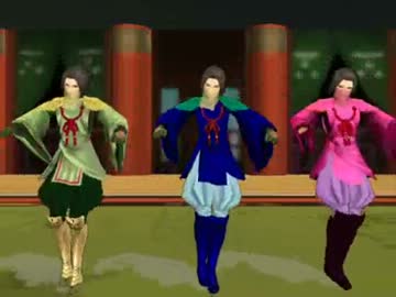3色のオクラでte-yut-te【MMD戦国BASARA】