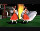 【MMD】練習　博麗霊夢でUFOクラッシュ！te-yut-te