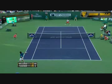 フェデラーvsベルッチ　インディアンウェルズ2012 ４回戦