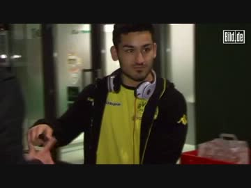 チームバスに置き去りにされたギュンドガン