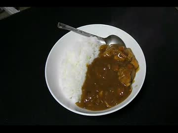ルーに書いてあるレシピでカレー作った(・∀・
