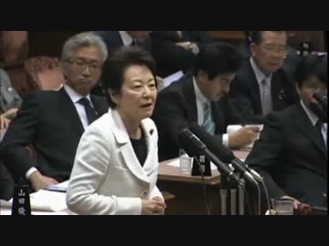 H24/03/26 参院予算委・山谷えり子【証拠は出てないけど否定は出来ない】