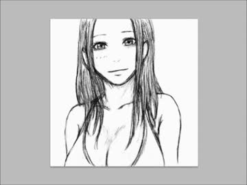 エッチな子を全力でリアルに描いてみた