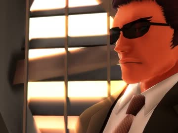 【MMD】守ってくれそうな感じのサングラススーツ牛【またモデル修正か】