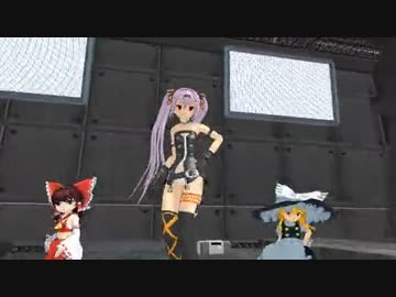 【MMD 】門を開く者アリス、ちび魔理沙、ちび霊夢の『Bad Apple!!』