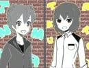 【手描きイナゴ】天馬と拓人でHA/KO/BA/KO　PL/AY/ER