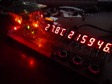 ユニバーサル基板で時計を作ってみた Vol2