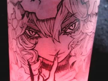 レミリア・スカーレットを彫る！【グラスリッツェン】