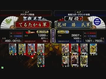 戦国大戦　頂上対決　2012/3/30　てるたか４軍　VS　花田　勝　氏軍