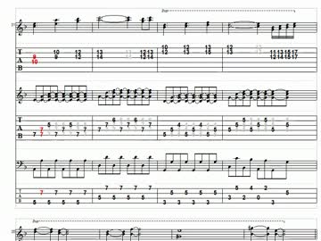 【TAB】ギターとベースで「Snow Goose」弾いてみて【jubeat】