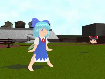 【MMD】ゆっくりちるの は頭が良いらしい【モデル配布】