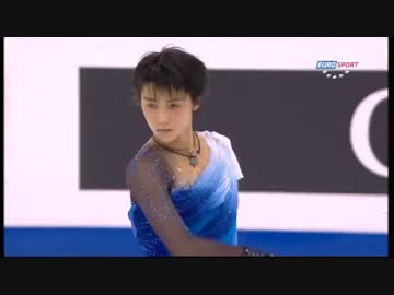 羽生結弦 世界選手権2012 ショート演技 (解説：ロシア語