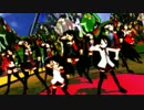 【MMD】雑音ミク達で｢ルカルカ★ナイトフィーバー｣