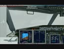 まじめに計器飛行訓練する動画　（FSX 仙台 ILS Z RWY27,B737)