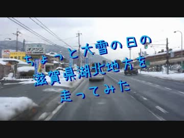 【車載】大雪の日に国道365号線を走ってみた【動画】