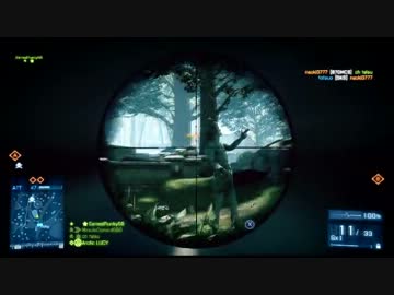 【BF3】るーしぃが逝くラッシュ！Part3 ～L96～【Xbox360】