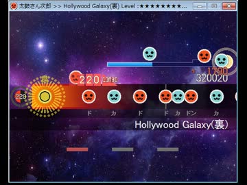 【太鼓さん次郎】 Hollywood Galaxy (裏) 【創作譜面】