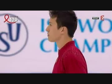 パトリック・チャン 2012 世界選手権 FS 【フランスお茶の間実況】