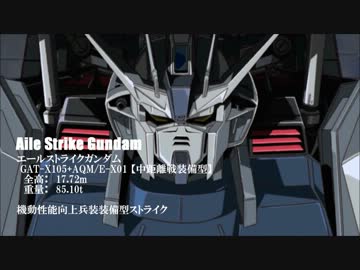 【MAD】機動戦士ガンダムSEED HDリマスター MS紹介ver.1(#01～12)【SEED】